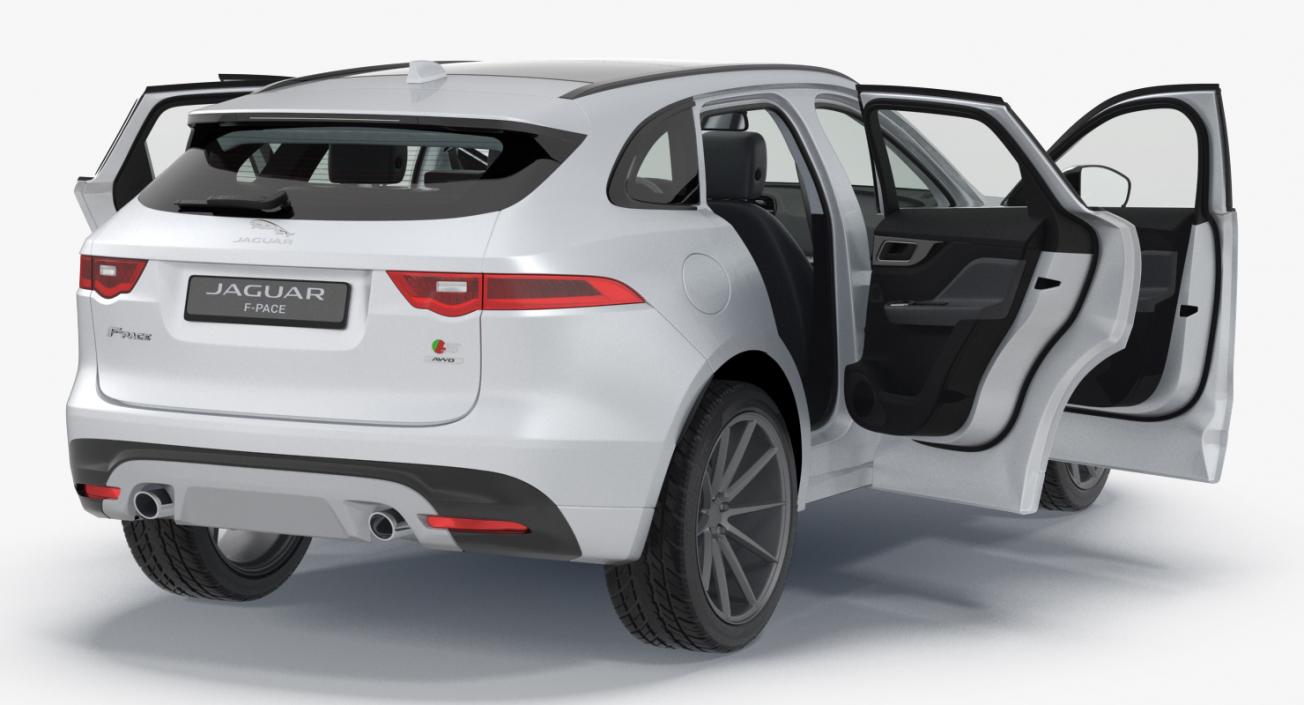 3D Jaguar F-Pace 2017 model