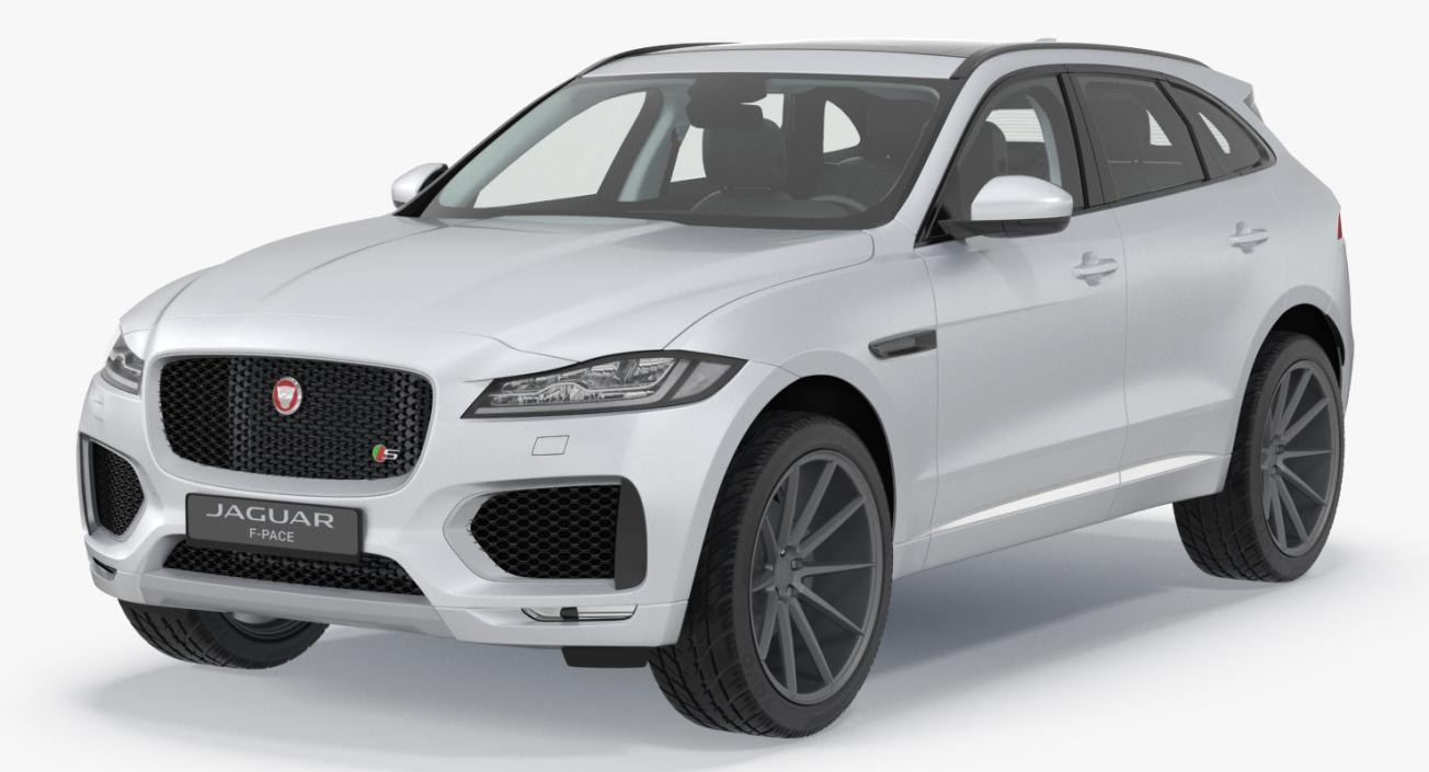 3D Jaguar F-Pace 2017 model