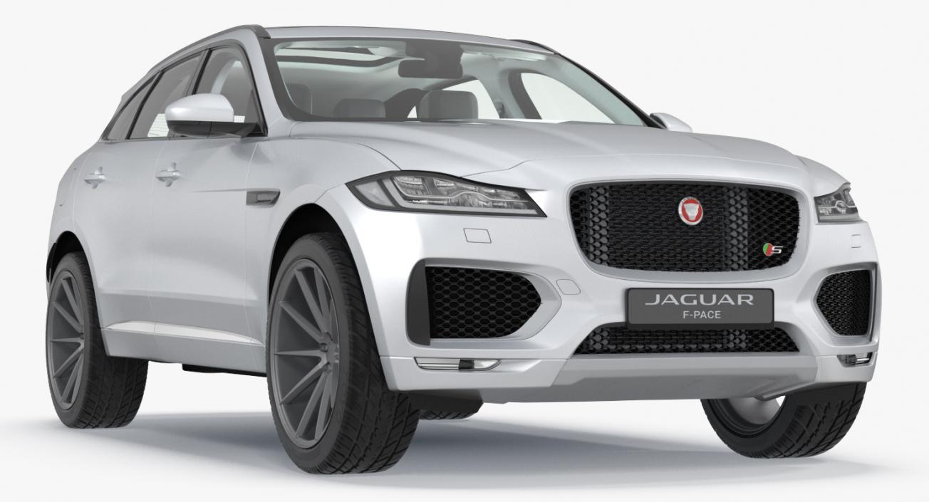 3D Jaguar F-Pace 2017 model