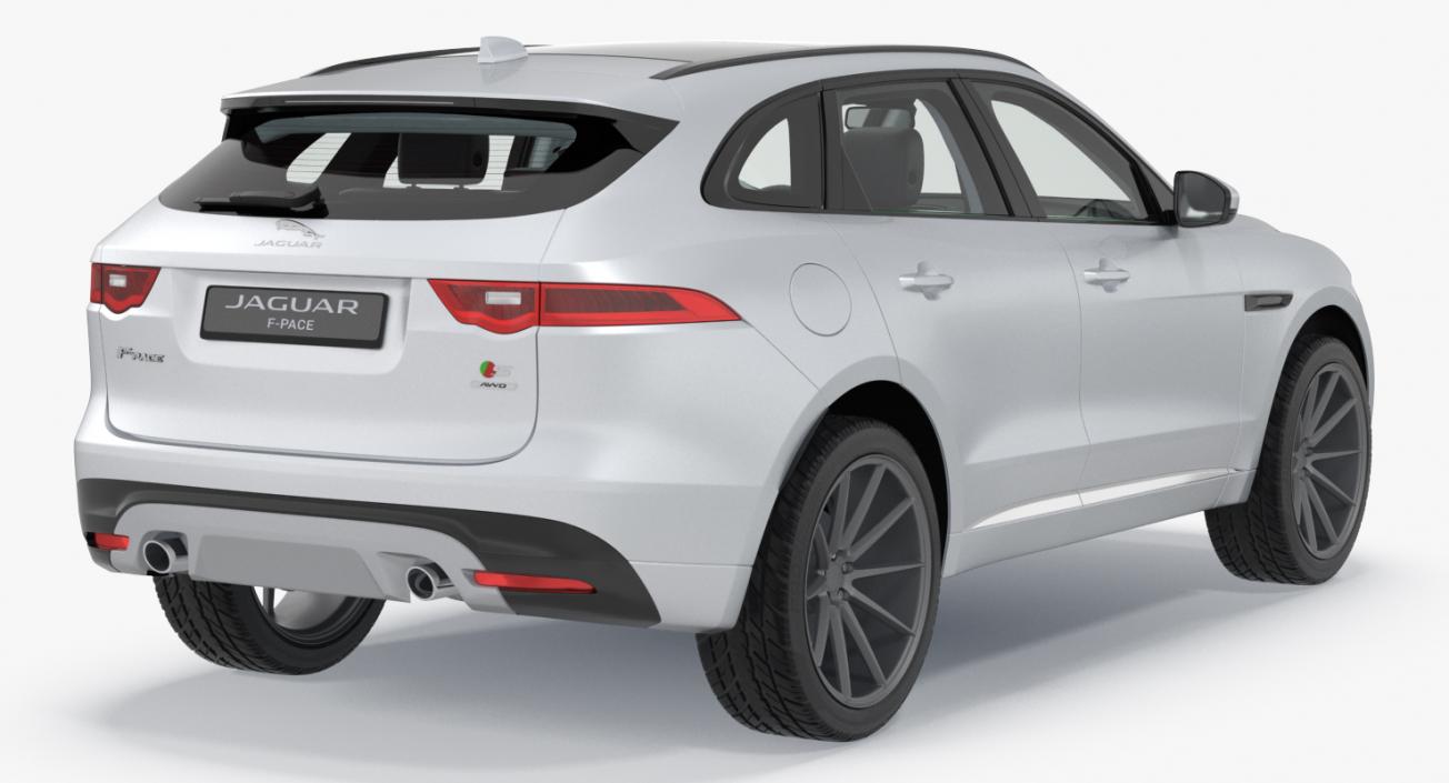 3D Jaguar F-Pace 2017 model