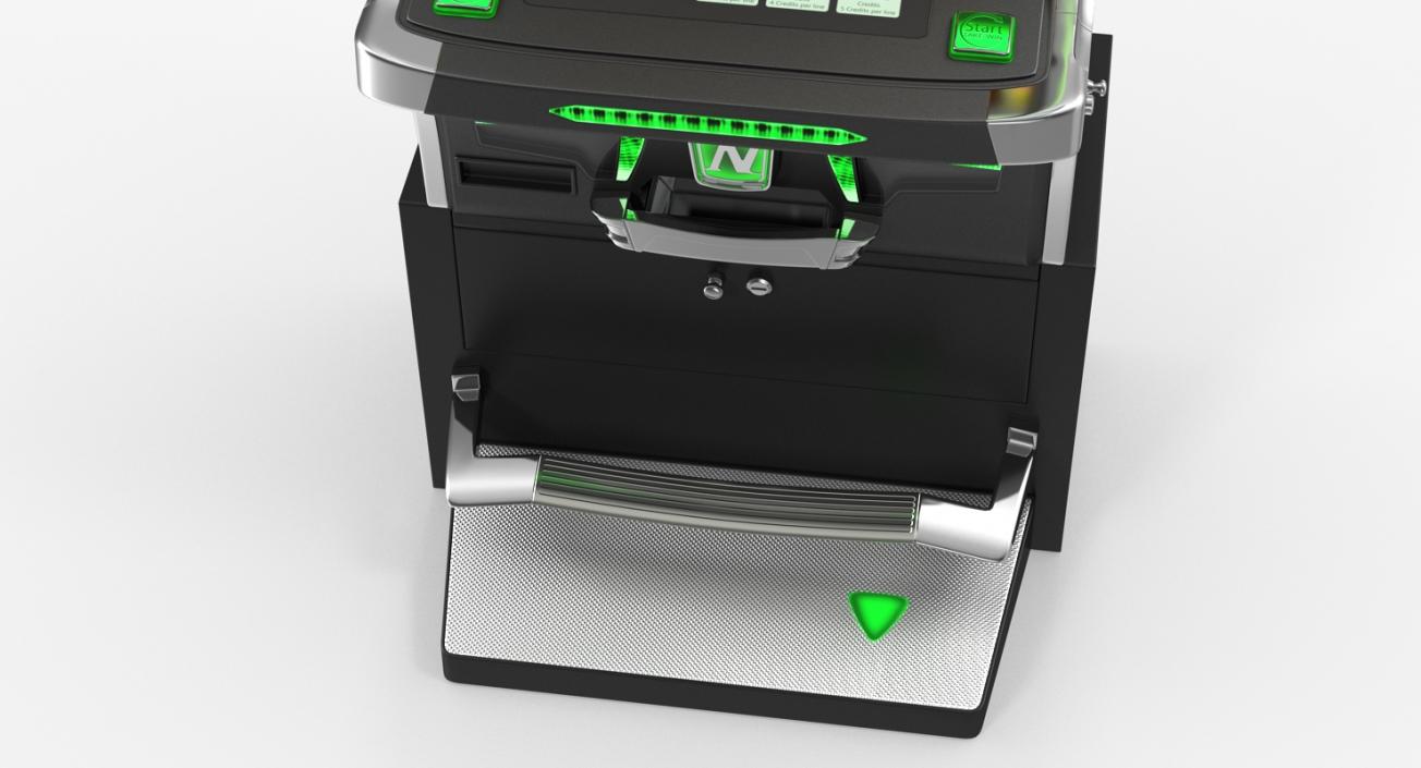 3D model Slot Machine Emerald