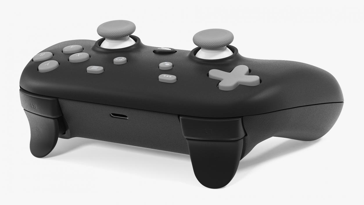 3D model Black Google Stadia Controller