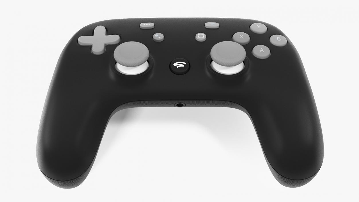 3D model Black Google Stadia Controller