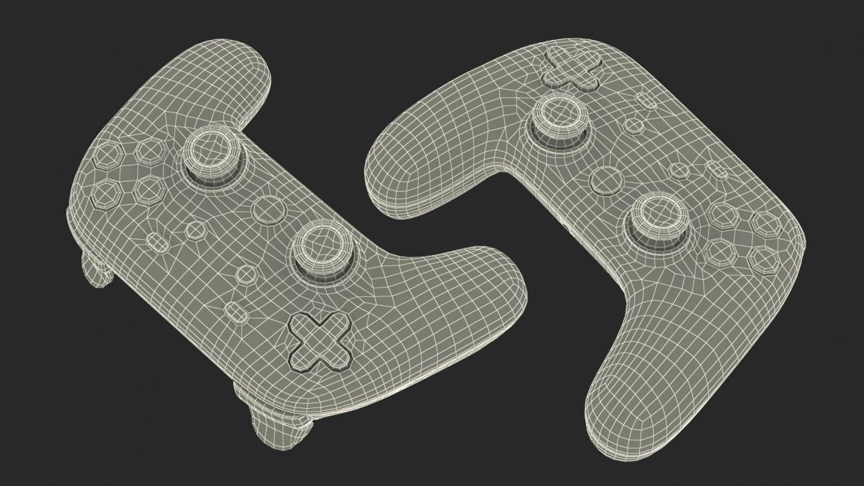 3D model Black Google Stadia Controller