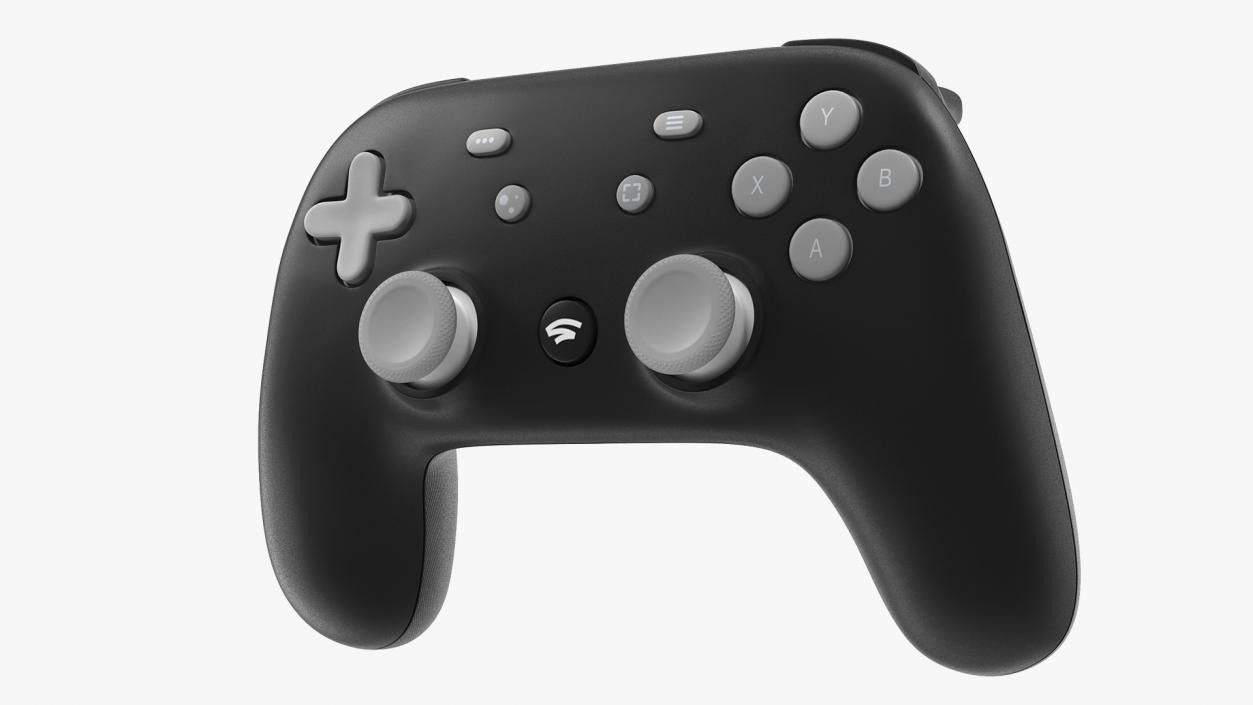 3D model Black Google Stadia Controller