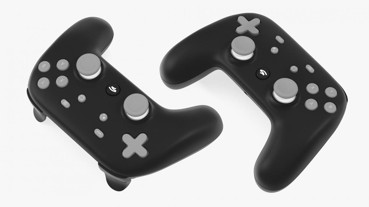 3D model Black Google Stadia Controller