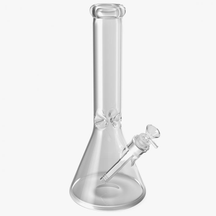 Glass Beaker Bong 3D