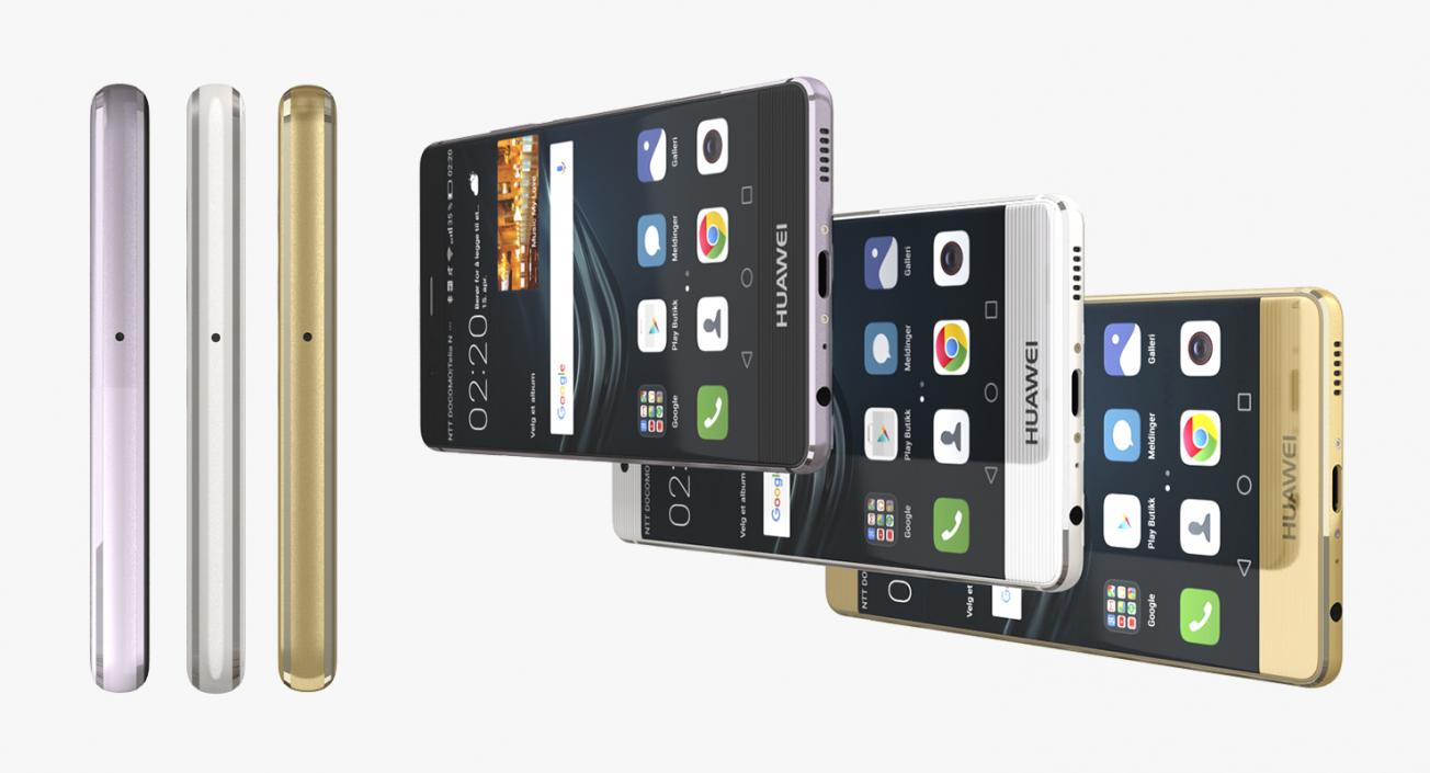 3D Huawei P9 Set model