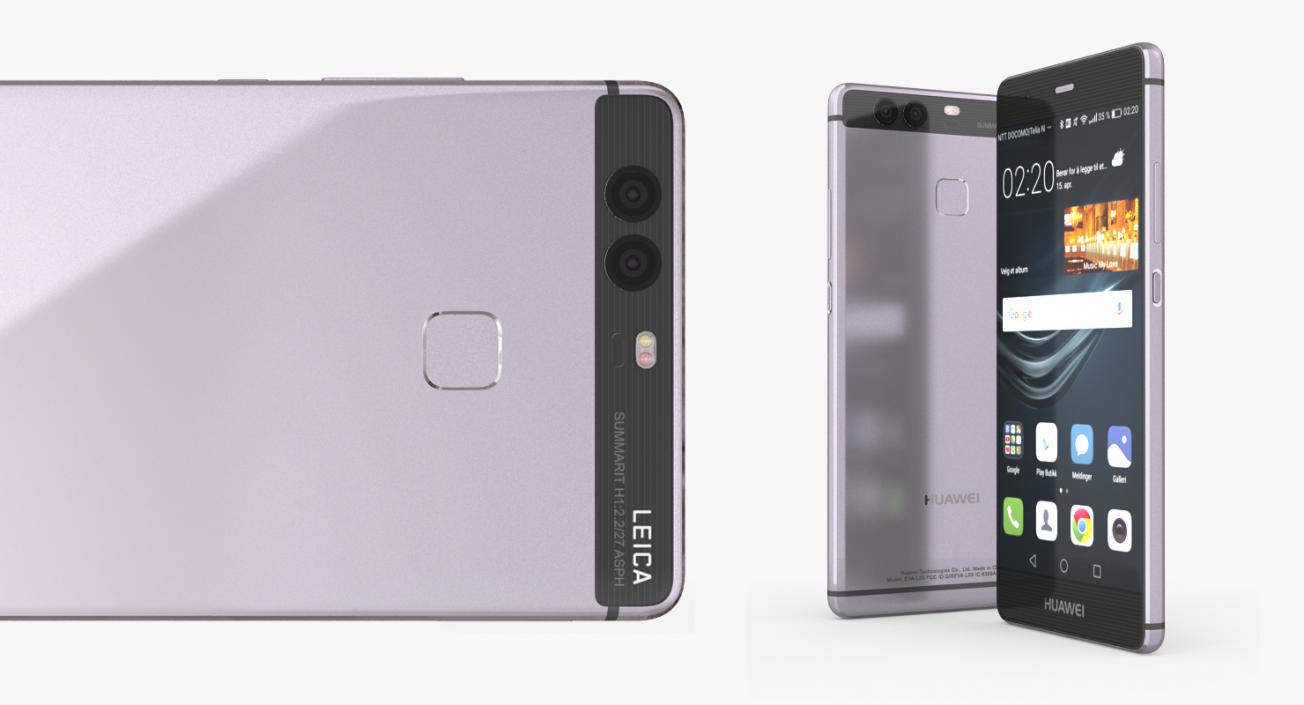 3D Huawei P9 Set model