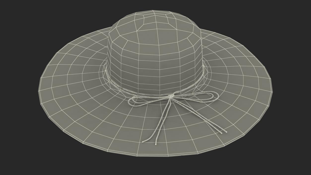 3D Straw Hats Collection 3 model