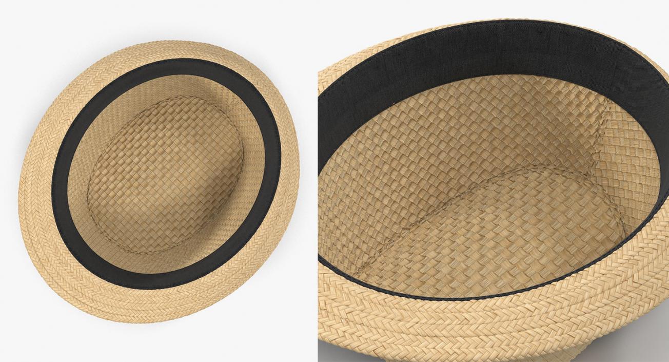 3D Straw Hats Collection 3 model