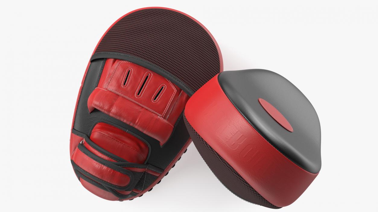 Leather Boxing Paws 3D model