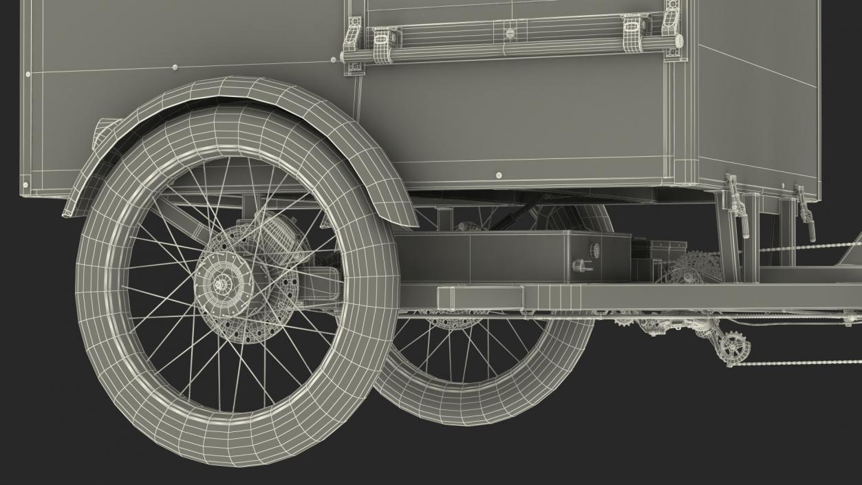 3D Rad Power Bike RadBurro with Cargo Box model