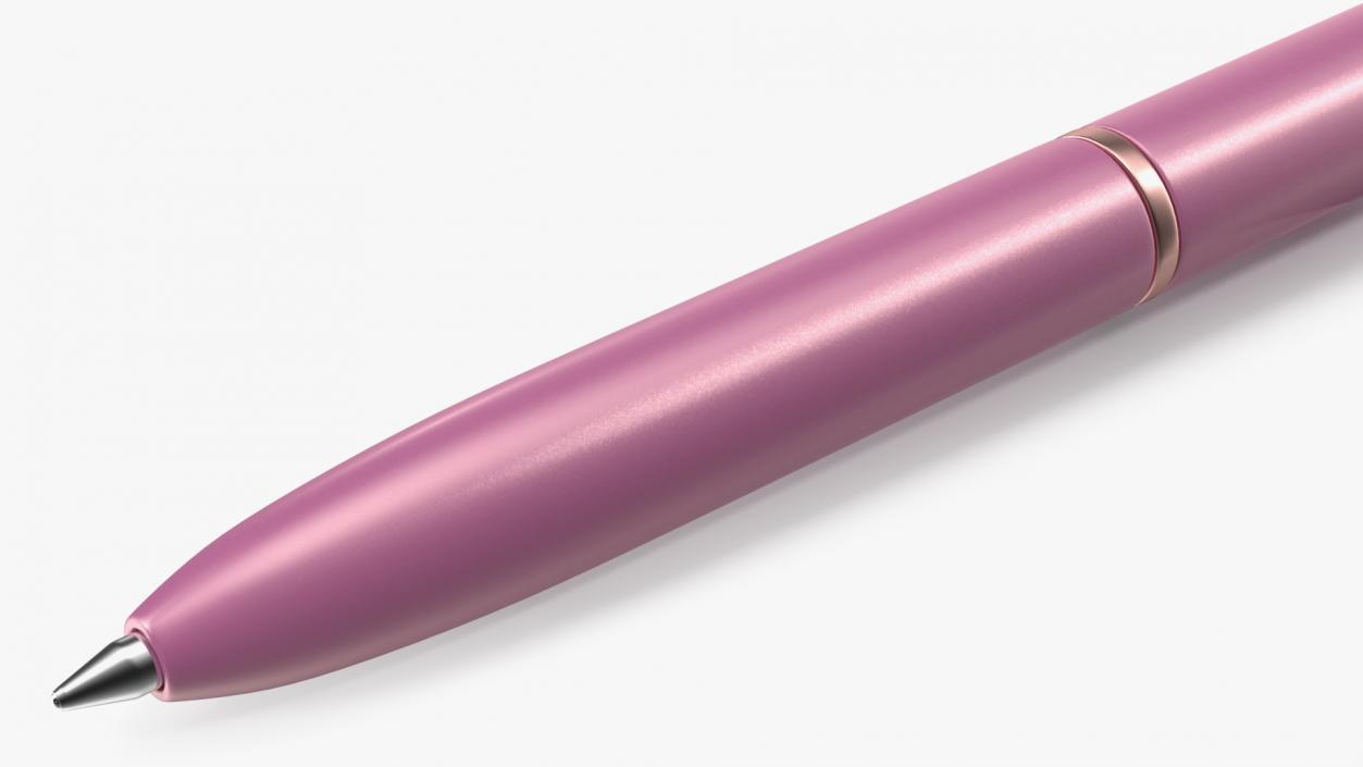 3D Crown Design Ballpoint Pen Pink