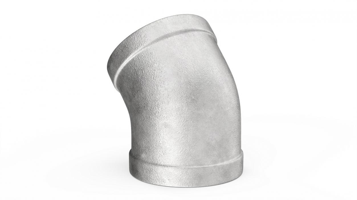 Fitting 45-Degree Elbow SS304 3D model