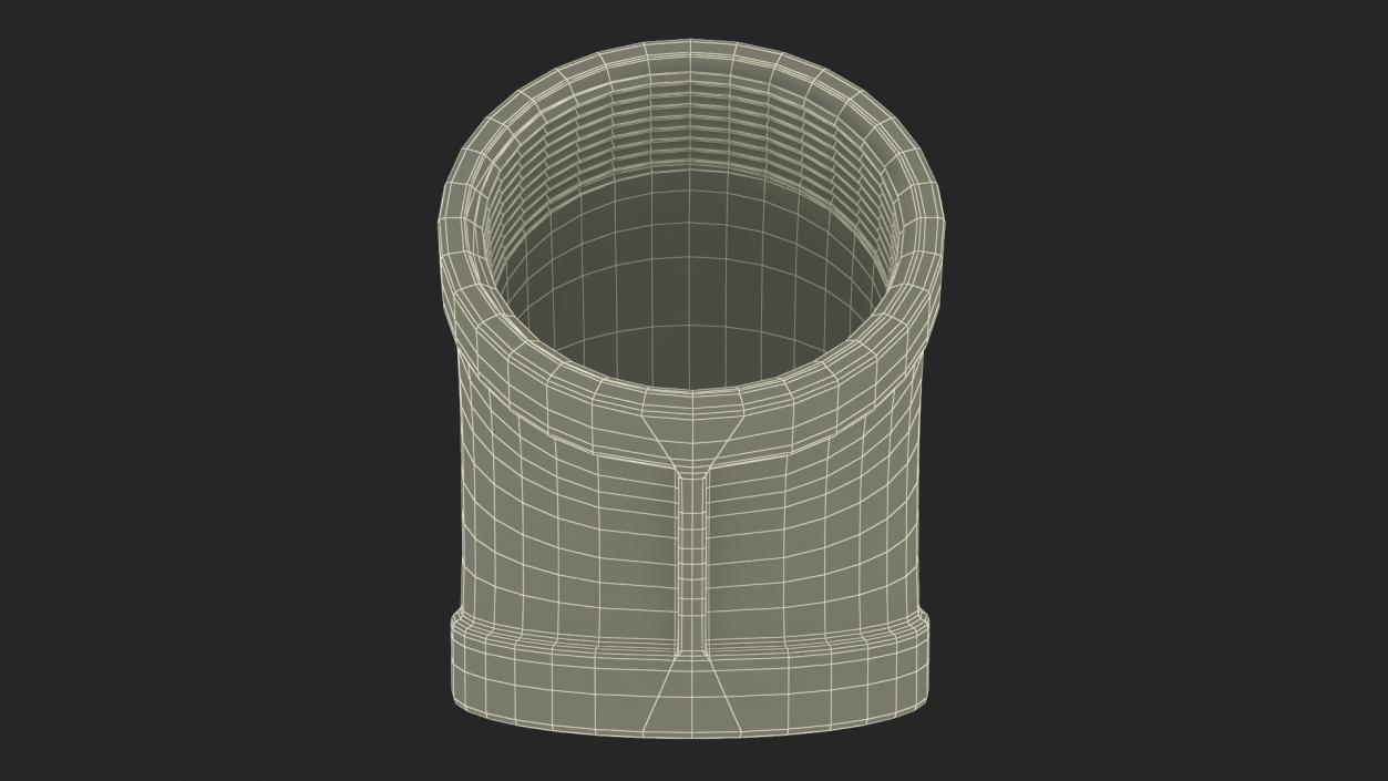 Fitting 45-Degree Elbow SS304 3D model