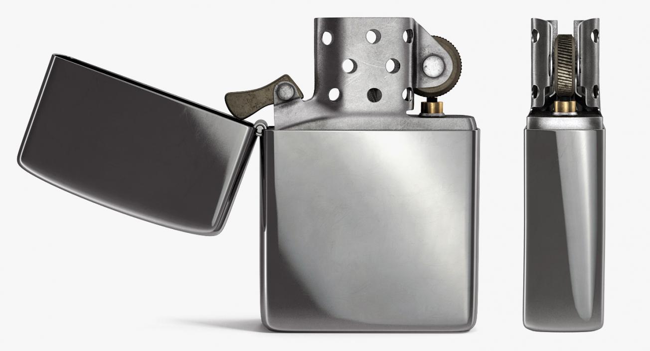 3D Metal Lighter model