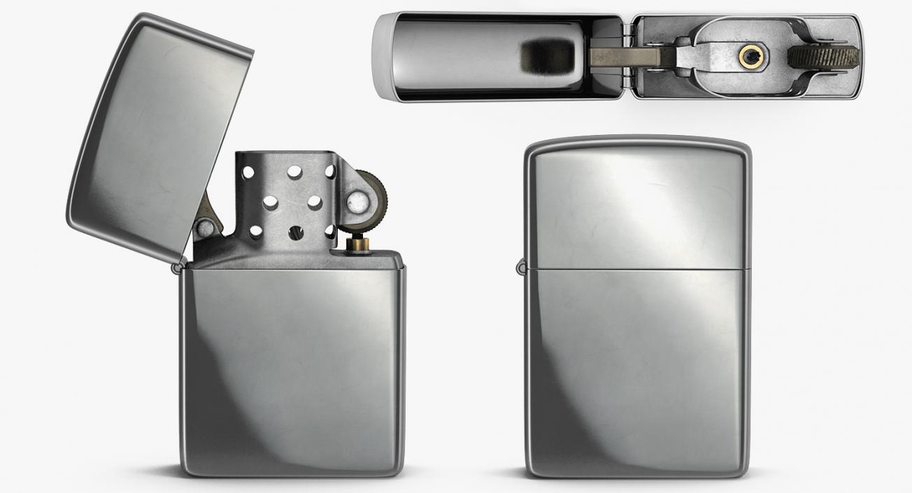 3D Metal Lighter model