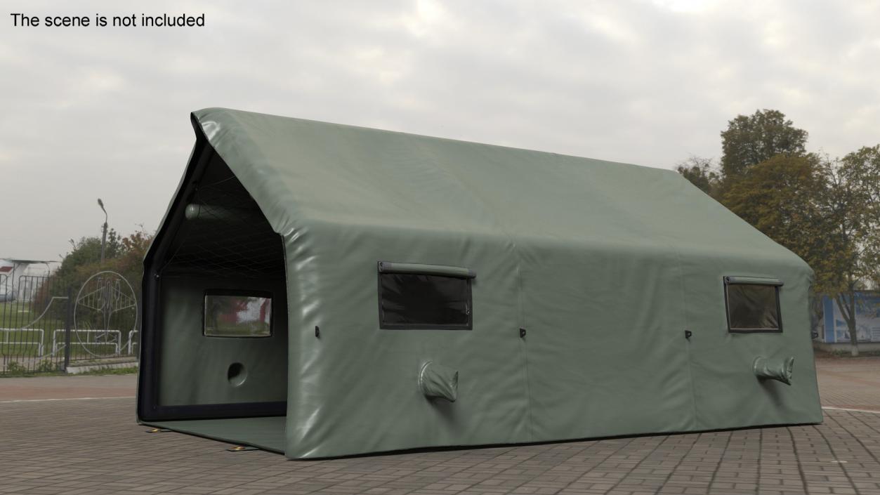 3D Military Emergency Medical Tent 2 model