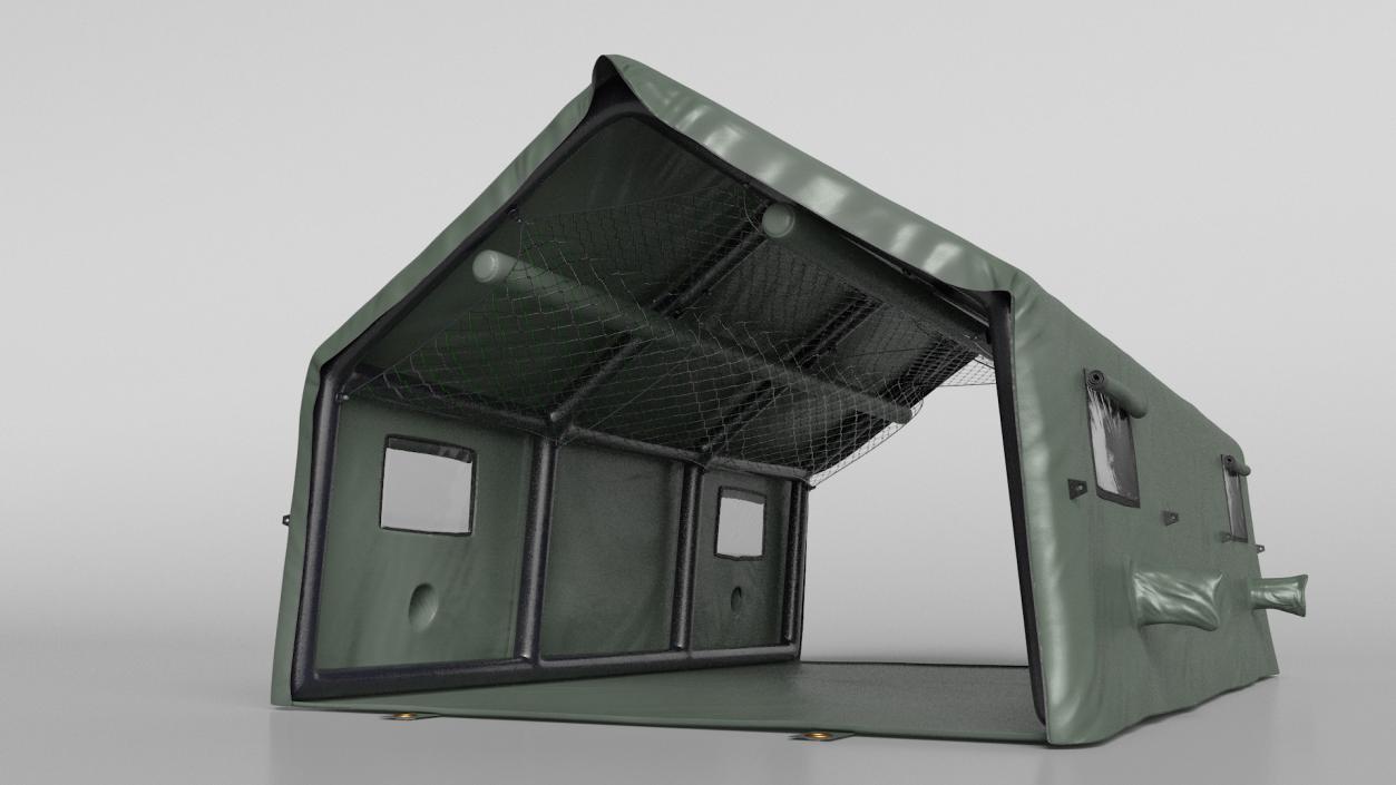 3D Military Emergency Medical Tent 2 model