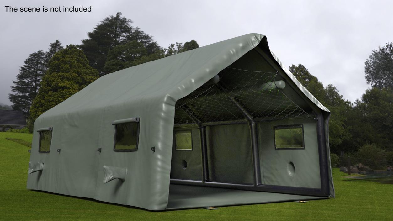 3D Military Emergency Medical Tent 2 model