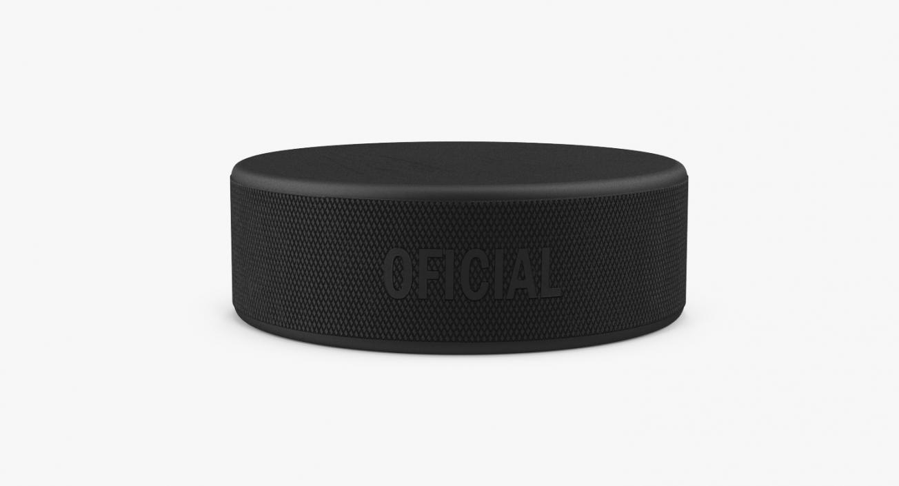 3D Classic Ice Hockey Puck model