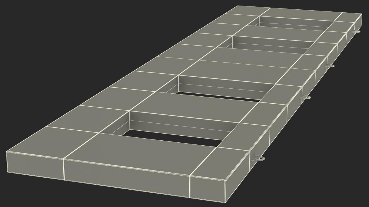 Precast Concrete Panels Collection 3D model