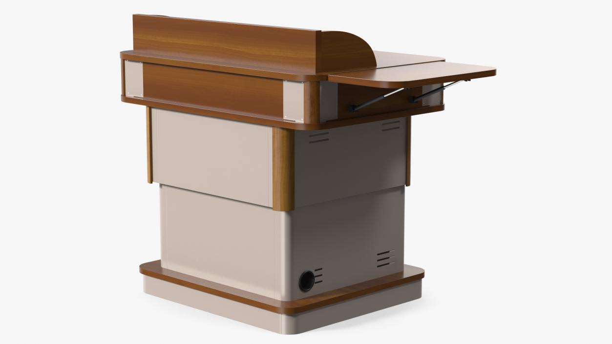 3D Multimedia Lectern model