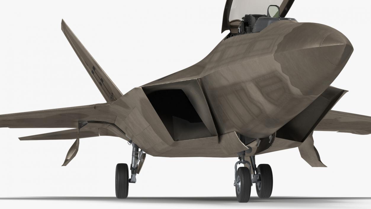 Advanced Tactical Fighter F-22 Raptor 2 3D model