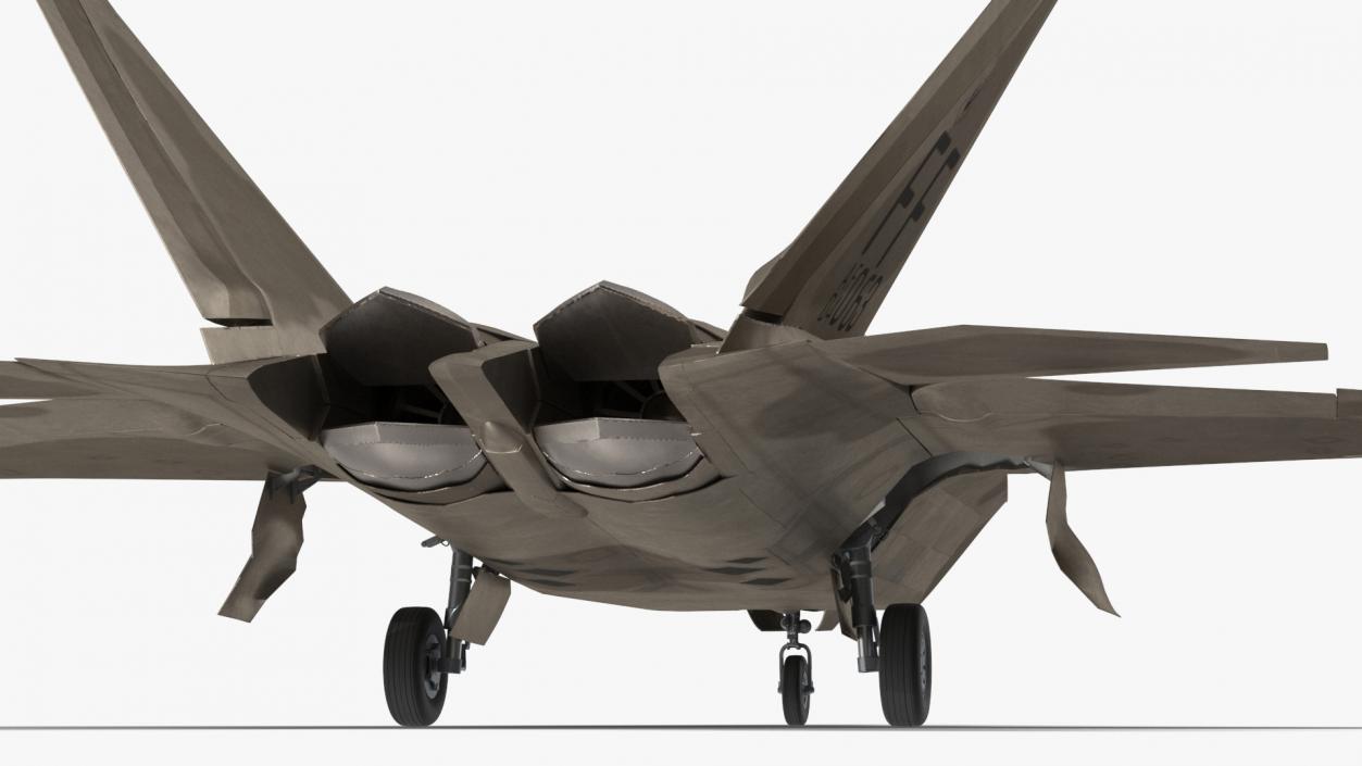 Advanced Tactical Fighter F-22 Raptor 2 3D model