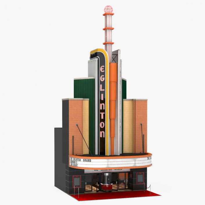 3D model The Eglinton Grand Theatre Entrance