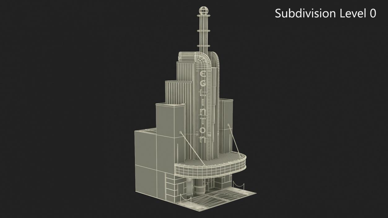 3D model The Eglinton Grand Theatre Entrance