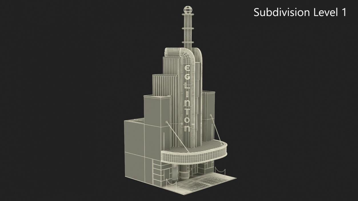 3D model The Eglinton Grand Theatre Entrance