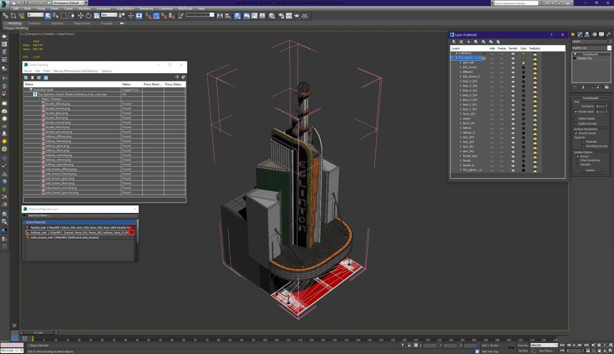 3D model The Eglinton Grand Theatre Entrance