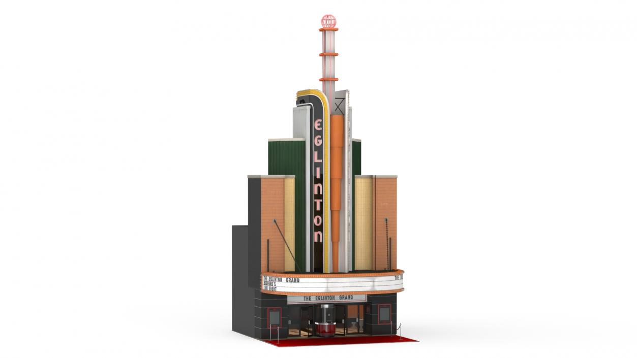 3D model The Eglinton Grand Theatre Entrance