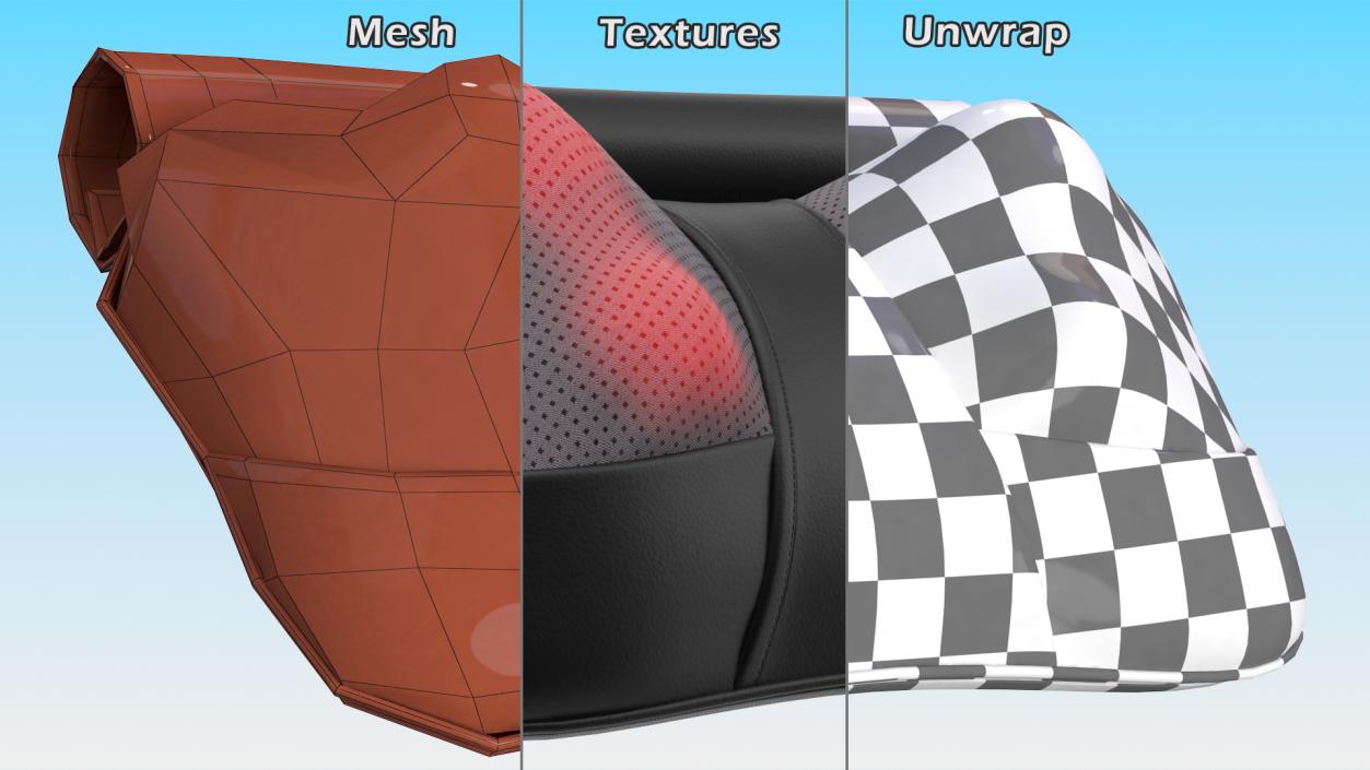 Massage Pillow Open 3D model