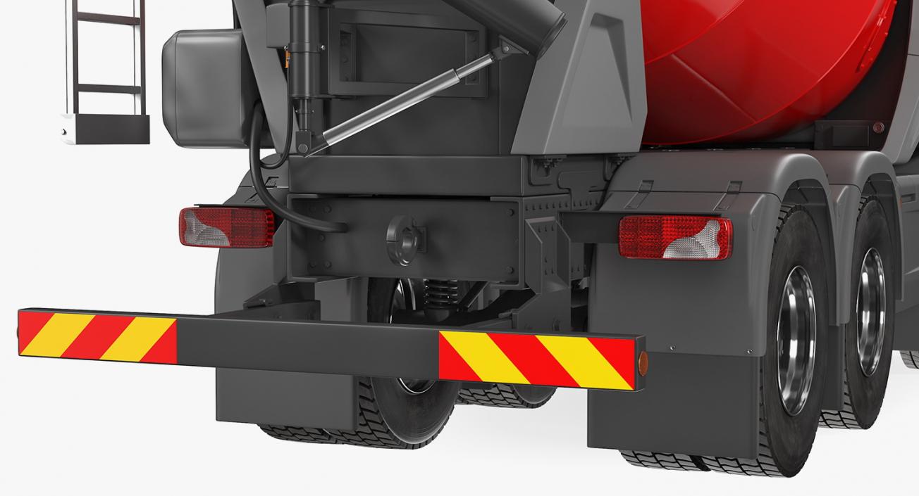 3D model Electric Hybrid Mixer Truck Generic