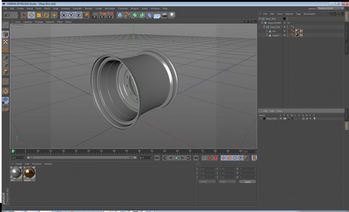 Steel Rim 3D model