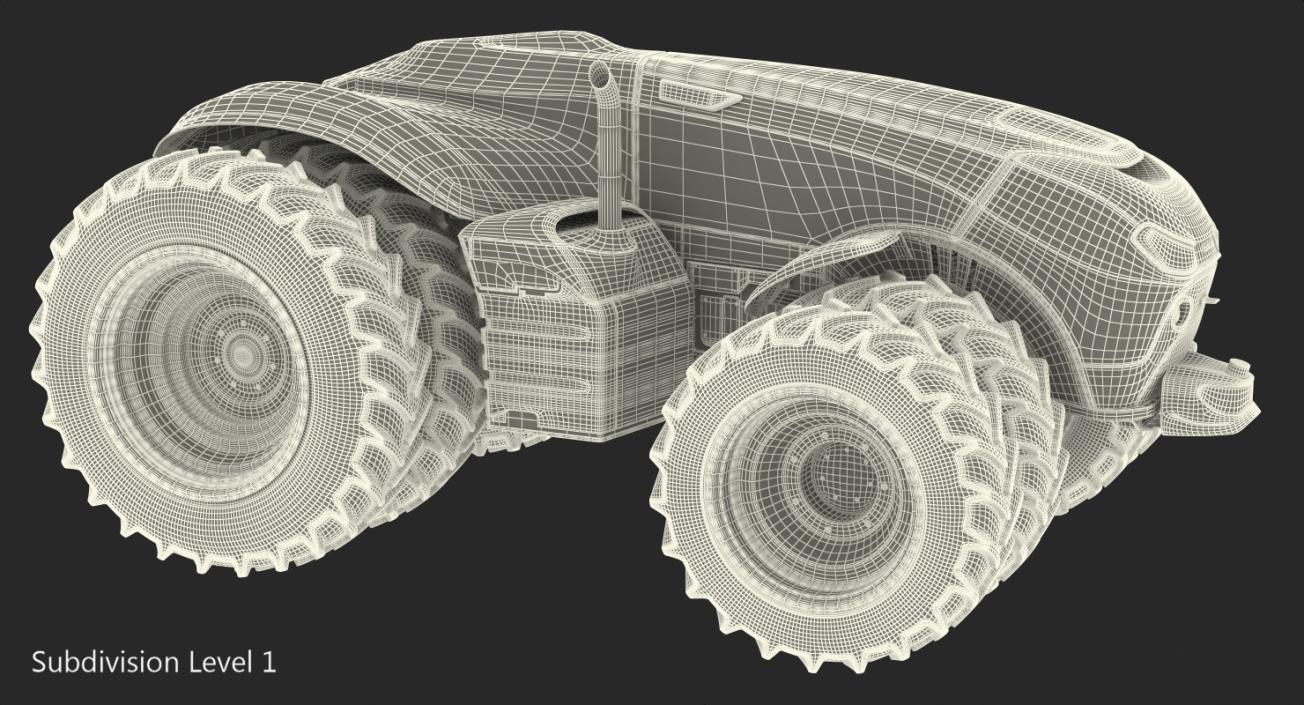 3D Self-Driving Drone Tractor