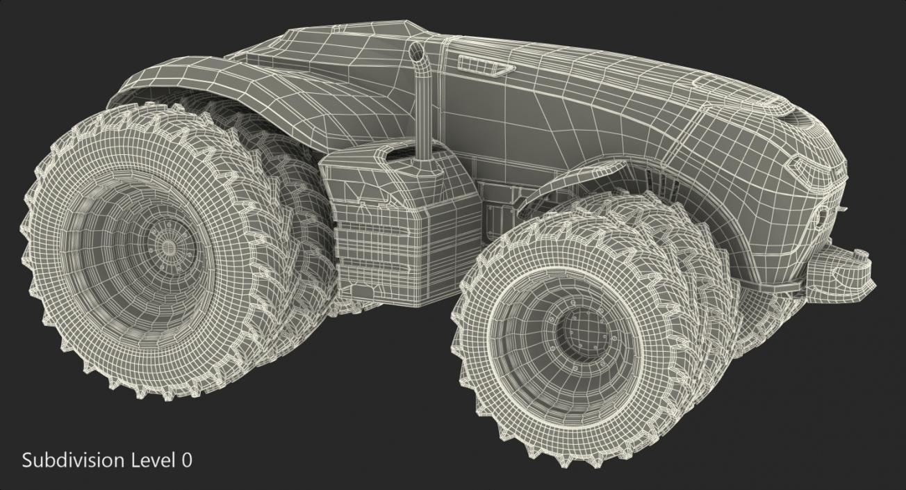 3D Self-Driving Drone Tractor