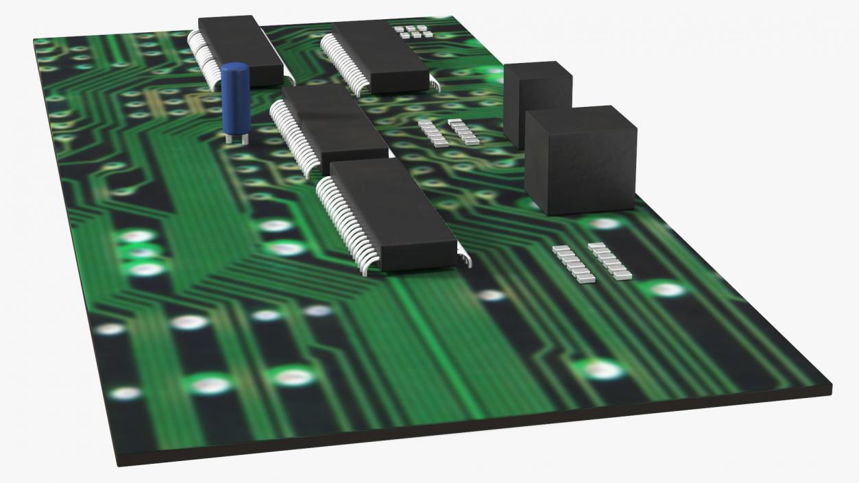 3D model Retro Circuit Board Plate