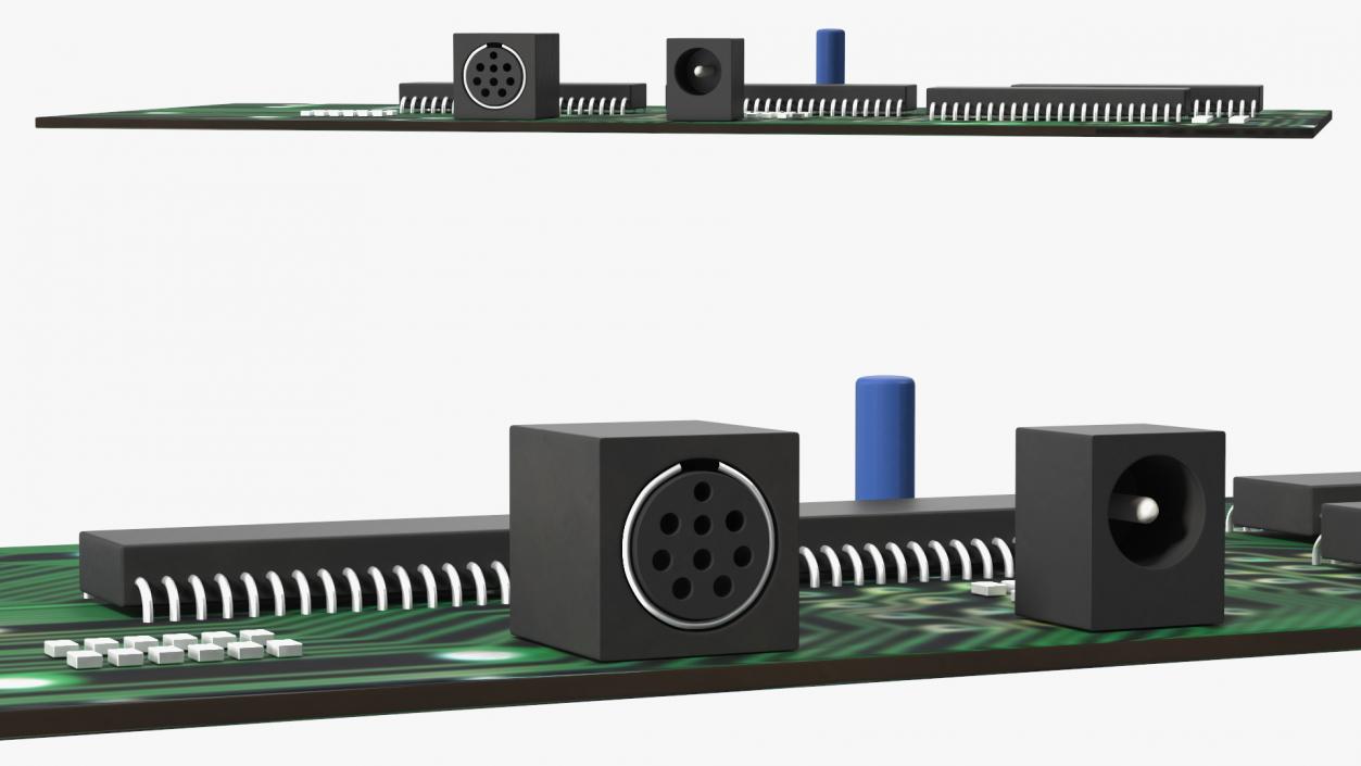 3D model Retro Circuit Board Plate