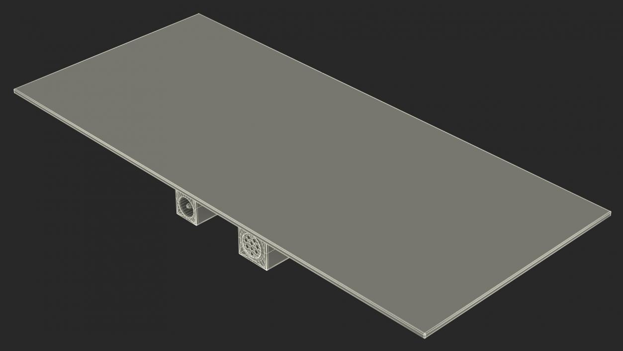 3D model Retro Circuit Board Plate