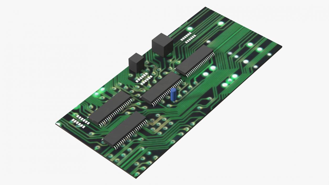 3D model Retro Circuit Board Plate