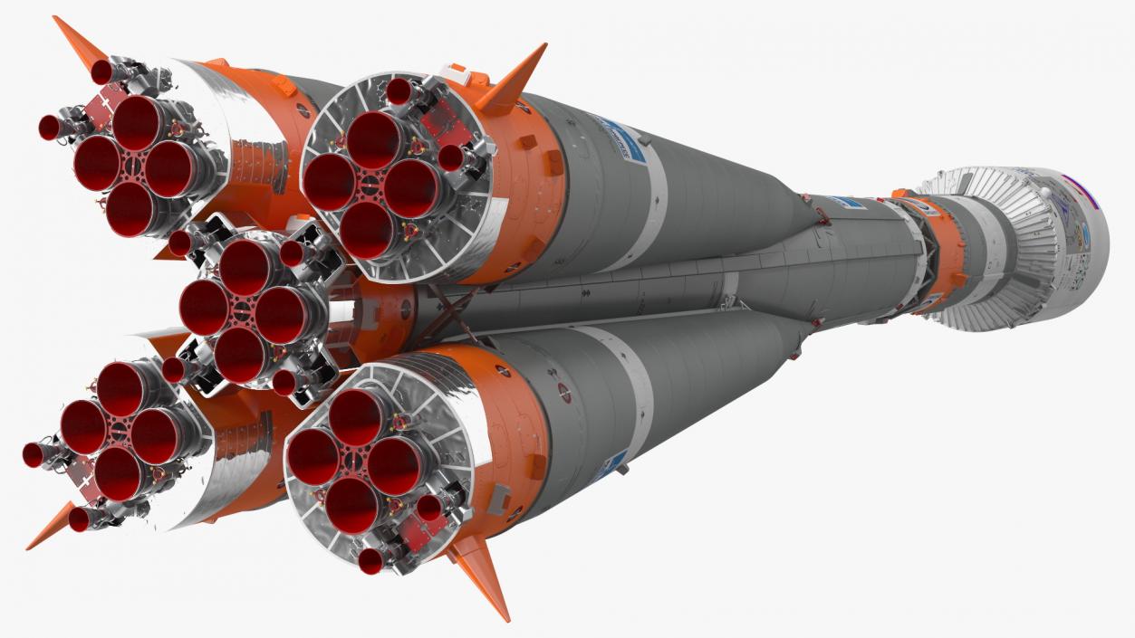 3D model Soyuz 2 Orbital Launch Vehicle