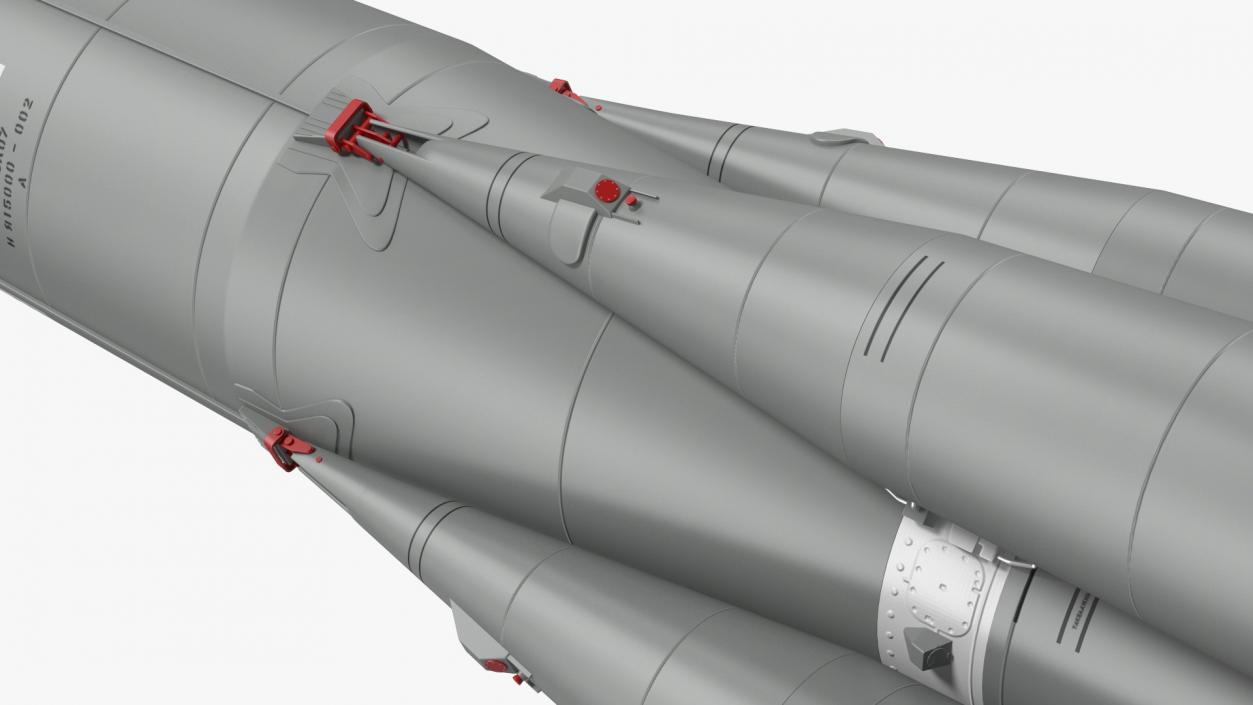 3D model Soyuz 2 Orbital Launch Vehicle