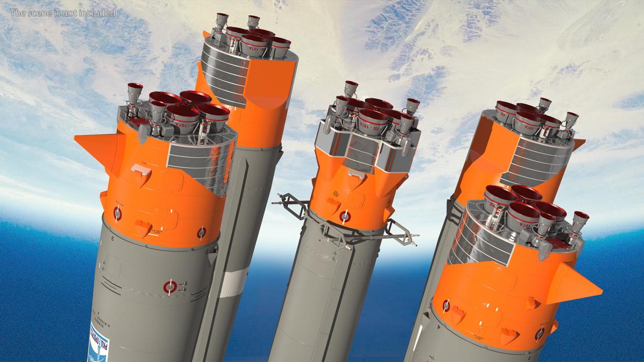 3D model Soyuz 2 Orbital Launch Vehicle