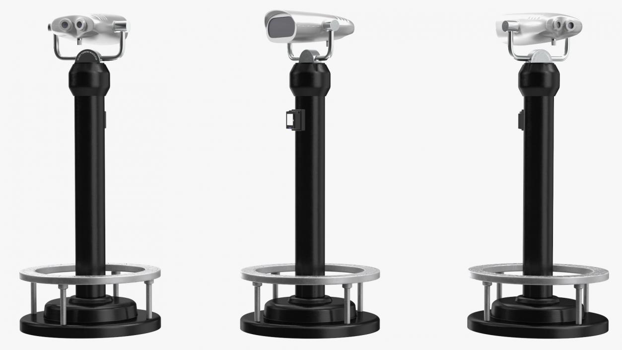 3D Tower Binocular Viewer with a Payment Terminal