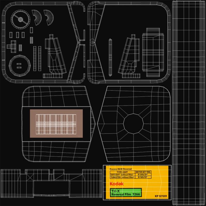 3D model Kodak Super 8 Camera Body