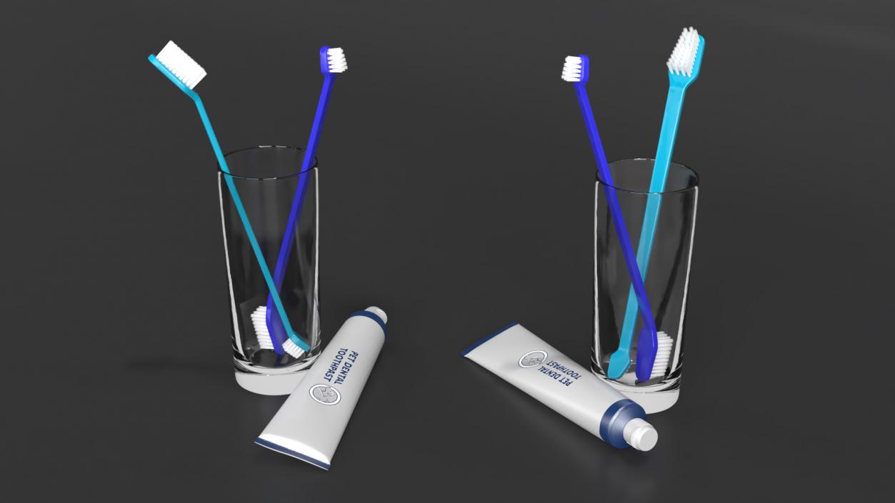 3D model Pet Dental Cleaning Supplies 2